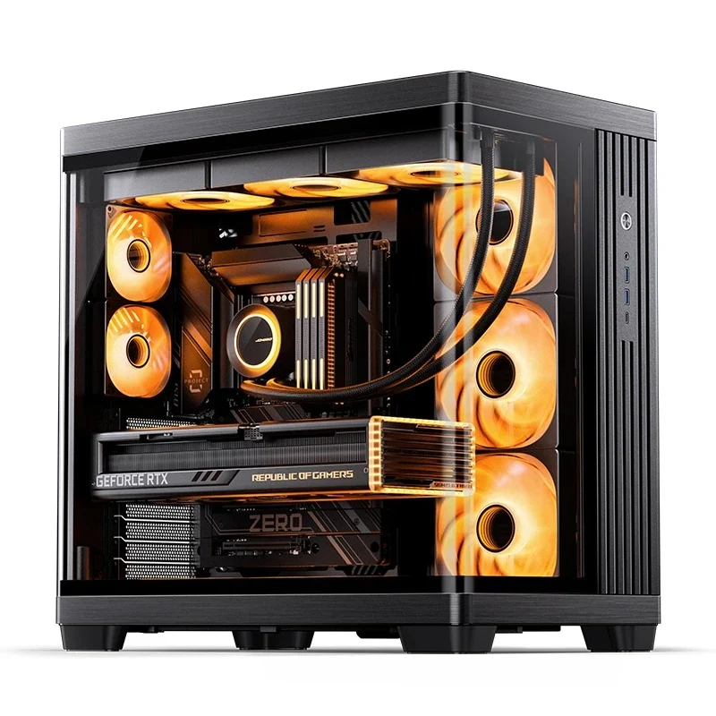 Jonsbo TK-4 ATX Separated Cabinet Computer Case (Black, White)