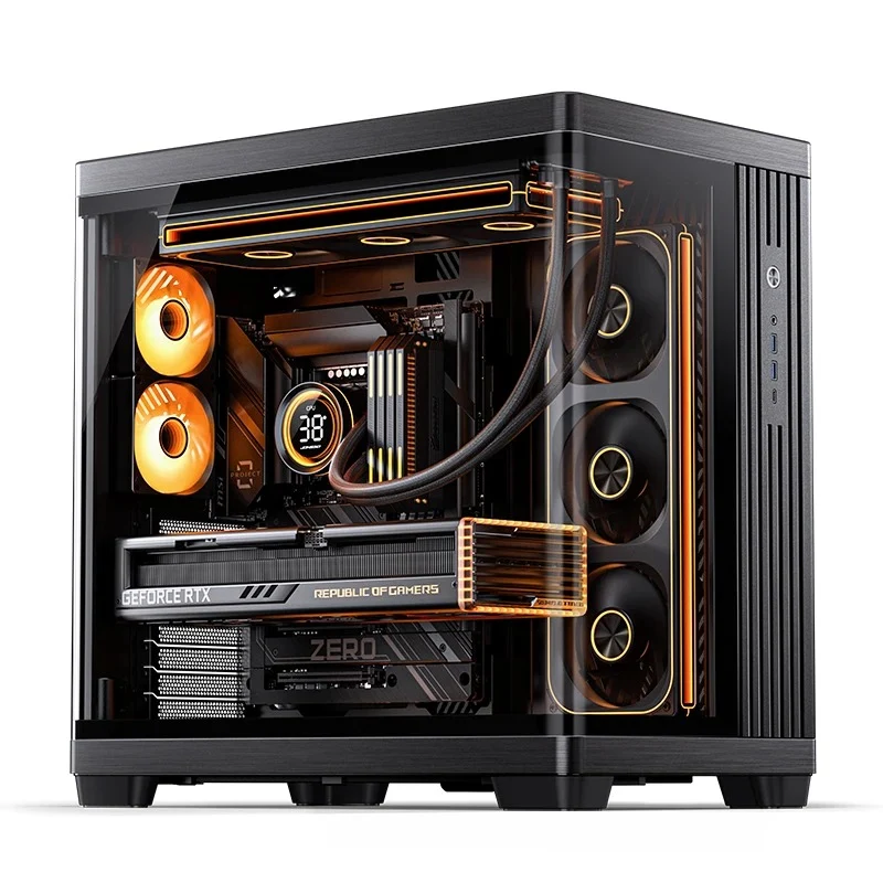 Jonsbo TK-4 ATX Separated Cabinet Computer Case (Black, White)