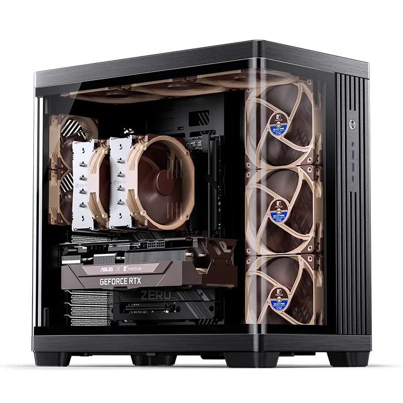 Jonsbo TK-4 ATX Separated Cabinet Computer Case (Black, White)