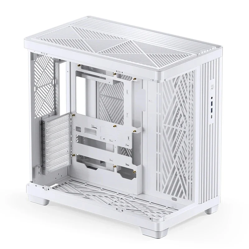 Jonsbo TK-4 ATX Separated Cabinet Computer Case (Black, White)