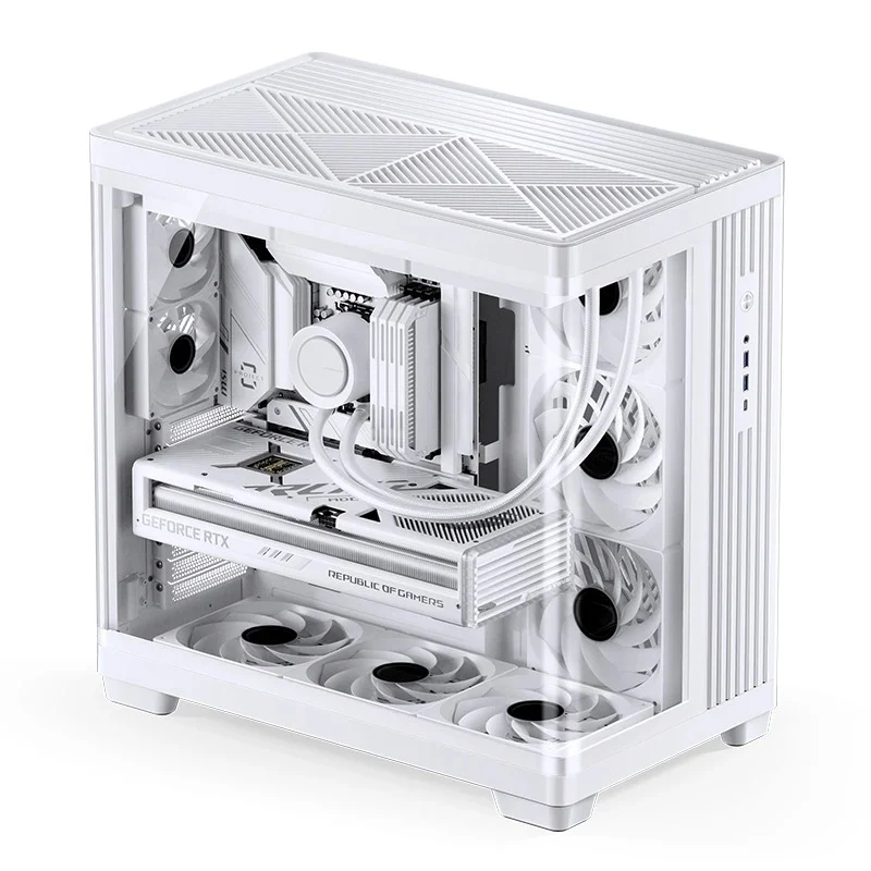 Jonsbo TK-4 ATX Separated Cabinet Computer Case (Black, White)