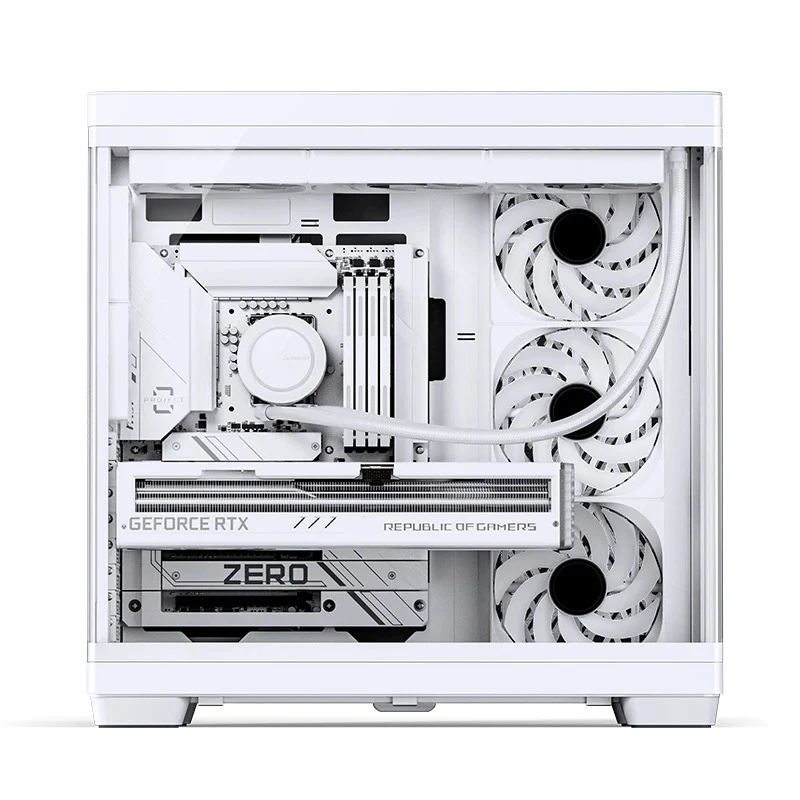 Jonsbo TK-4 ATX Separated Cabinet Computer Case (Black, White)