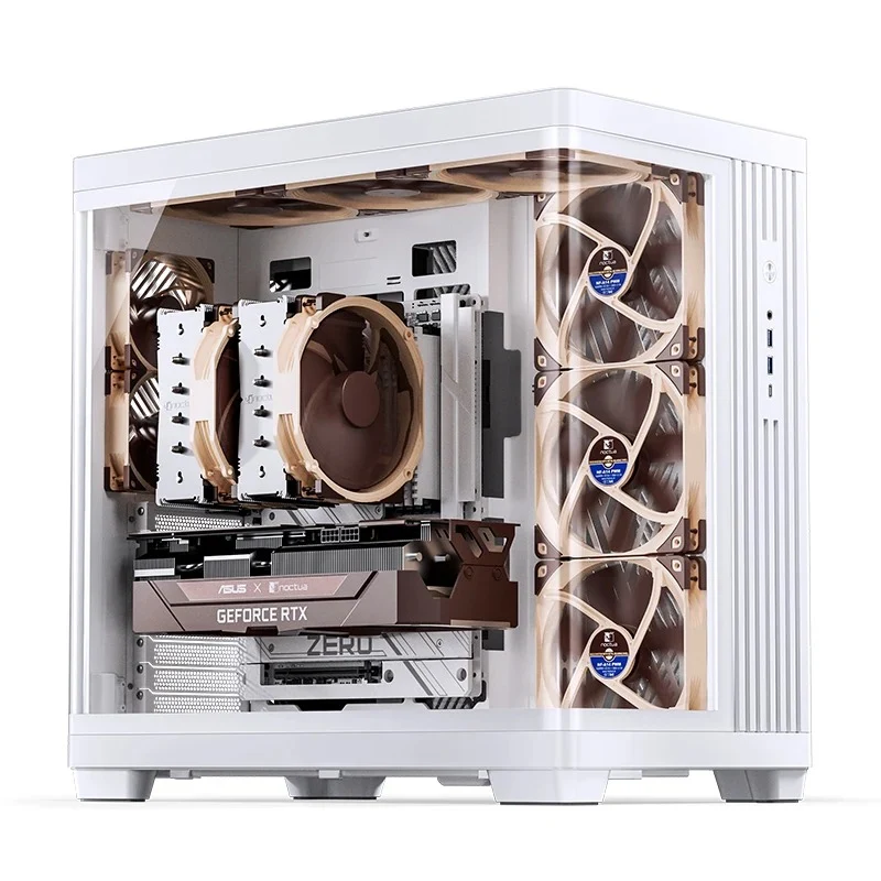 Jonsbo TK-4 ATX Separated Cabinet Computer Case (Black, White)