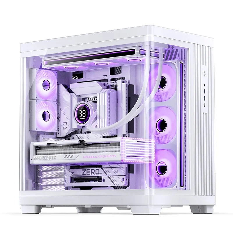 Jonsbo TK-4 ATX Separated Cabinet Computer Case (Black, White)