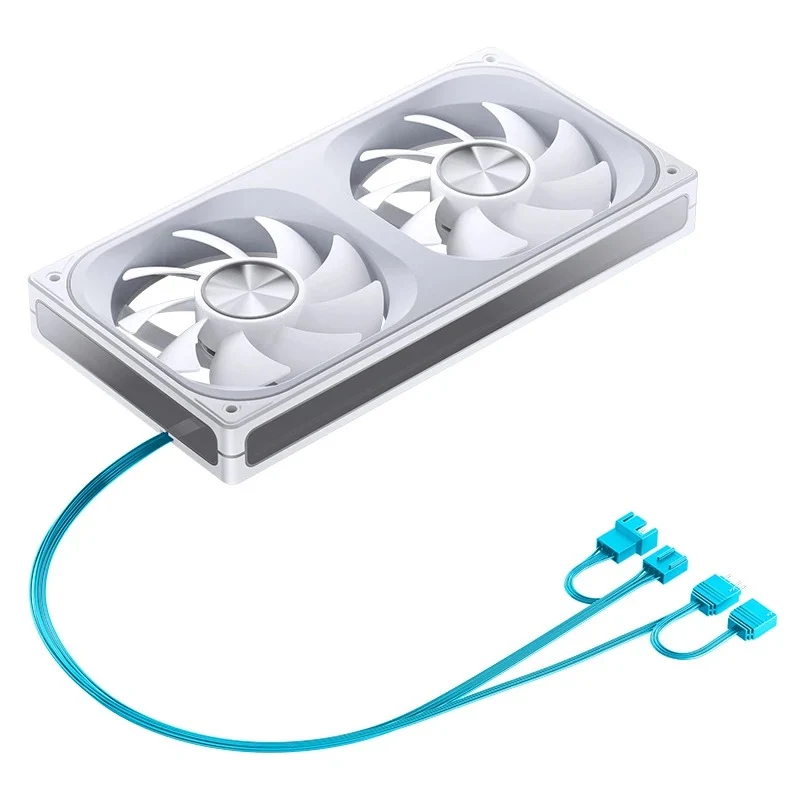 Jonsbo ZA-240WR 240mm ARGB Infinity Mirror Series Fan (White)