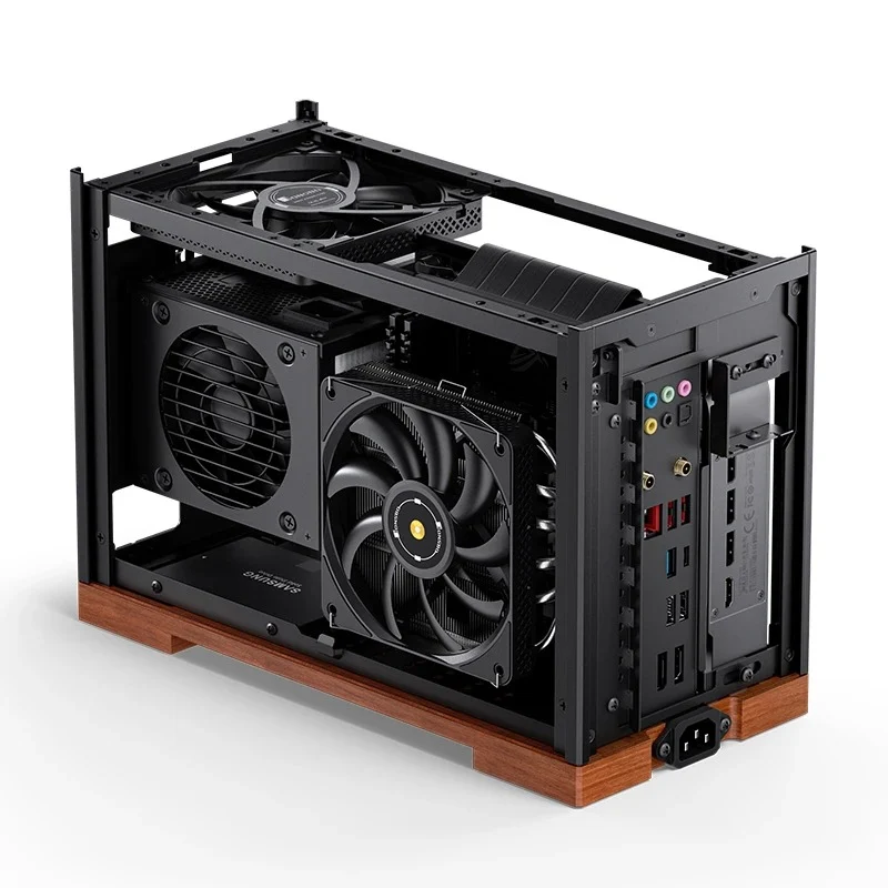 Jonsbo T9 ITX Separated Cabinet Computer Case (Black, Silver)