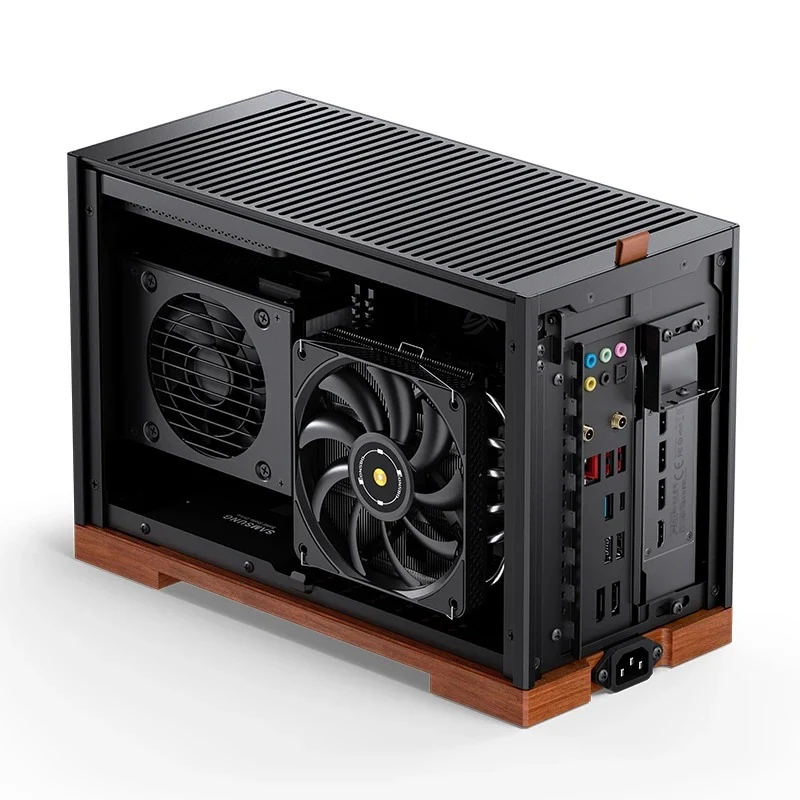 Jonsbo T9 ITX Separated Cabinet Computer Case (Black, Silver)