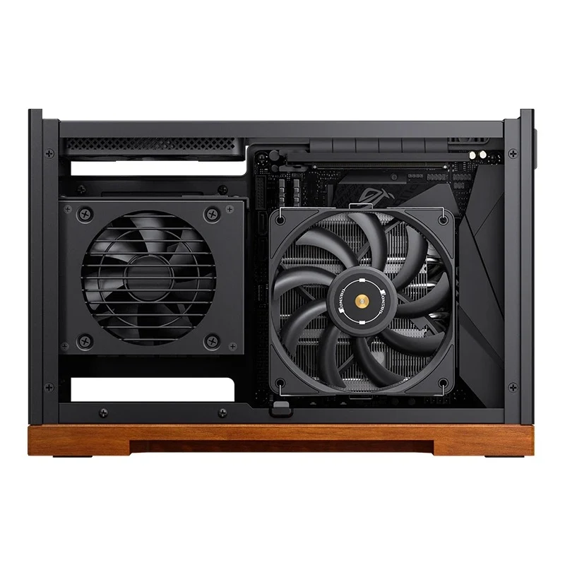 Jonsbo T9 ITX Separated Cabinet Computer Case (Black, Silver)