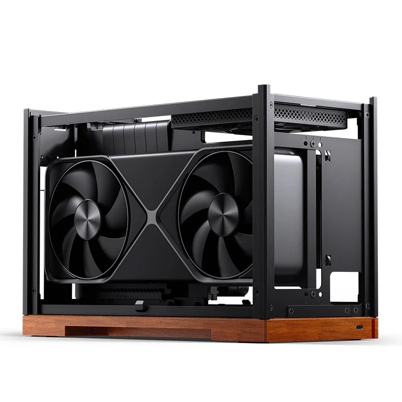 Jonsbo T9 ITX Separated Cabinet Computer Case (Black, Silver)