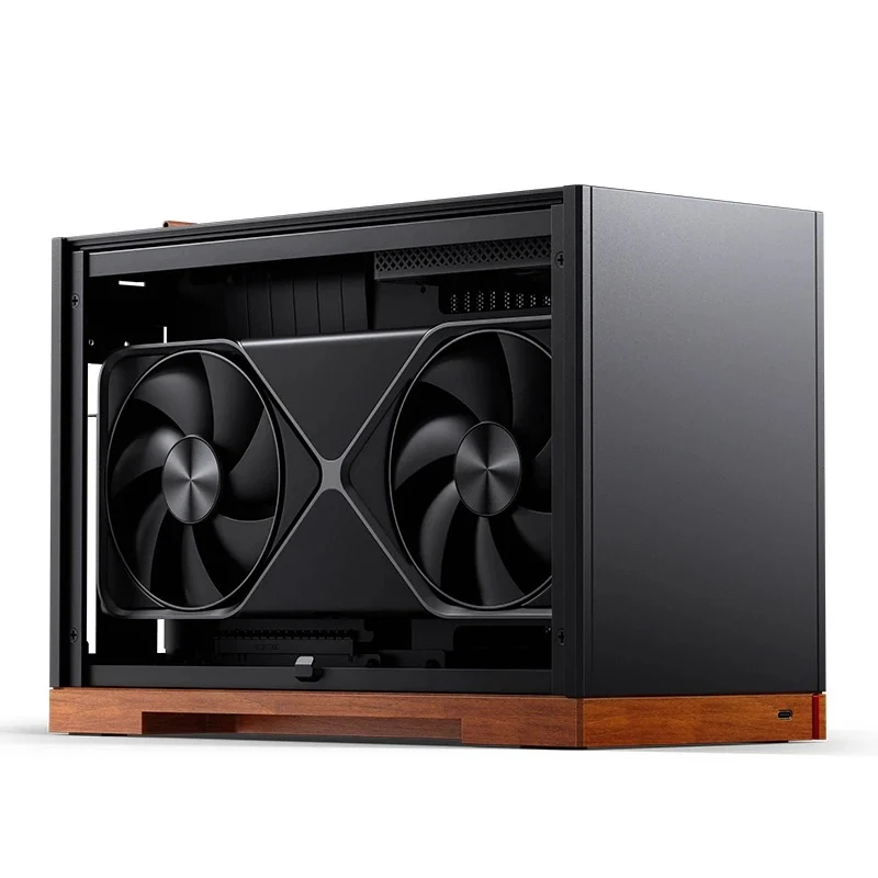 Jonsbo T9 ITX Separated Cabinet Computer Case (Black, Silver)