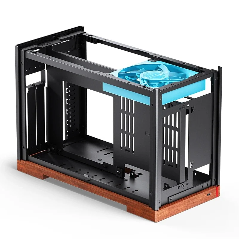Jonsbo T9 ITX Separated Cabinet Computer Case (Black, Silver)