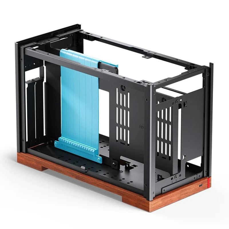Jonsbo T9 ITX Separated Cabinet Computer Case (Black, Silver)
