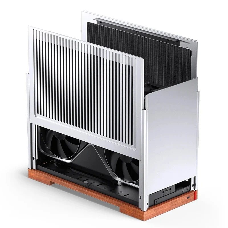 Jonsbo T9 ITX Separated Cabinet Computer Case (Black, Silver)