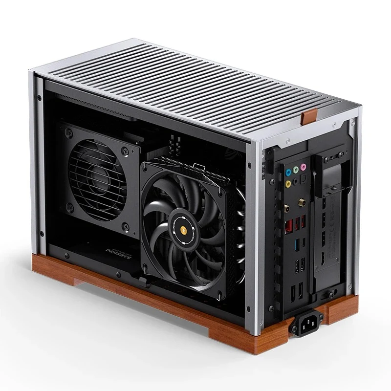 Jonsbo T9 ITX Separated Cabinet Computer Case (Black, Silver)