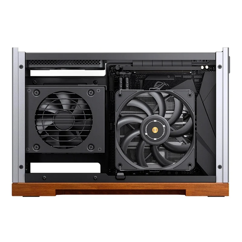 Jonsbo T9 ITX Separated Cabinet Computer Case (Black, Silver)
