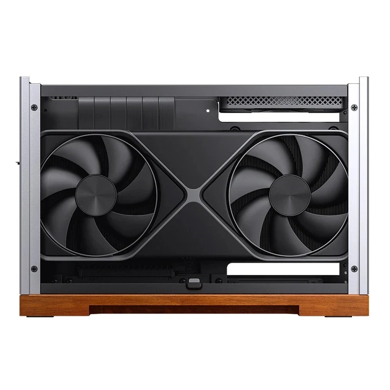 Jonsbo T9 ITX Separated Cabinet Computer Case (Black, Silver)