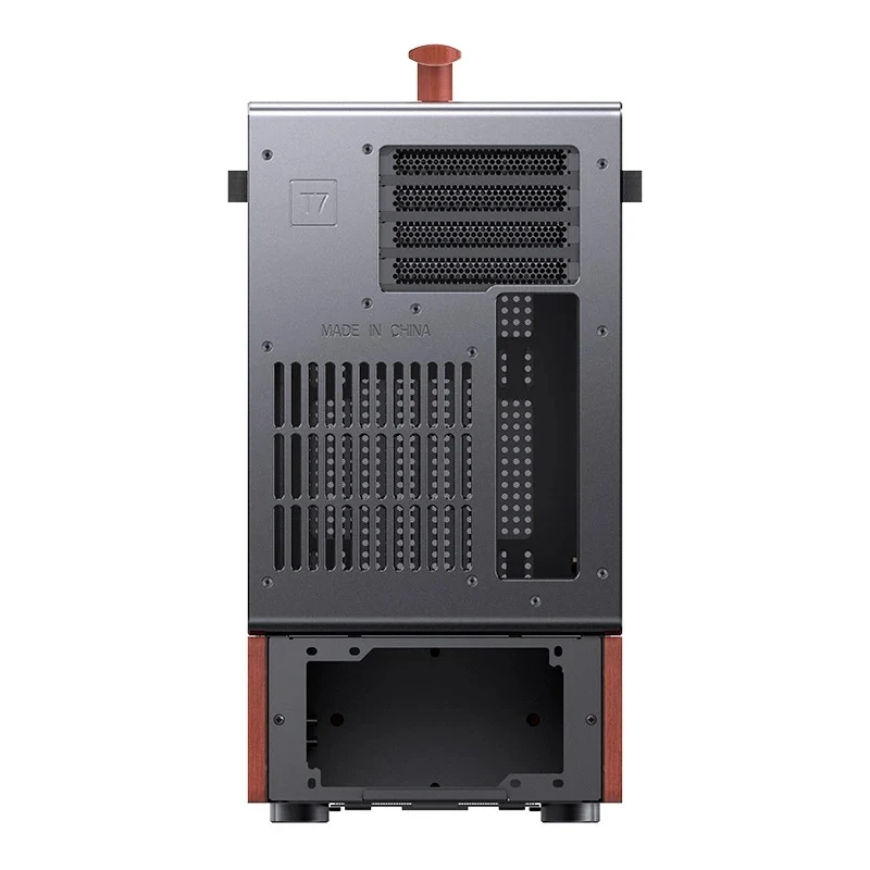 Jonsbo T7 M-ATX Separated Cabinet Computer Case (Black, Silver)