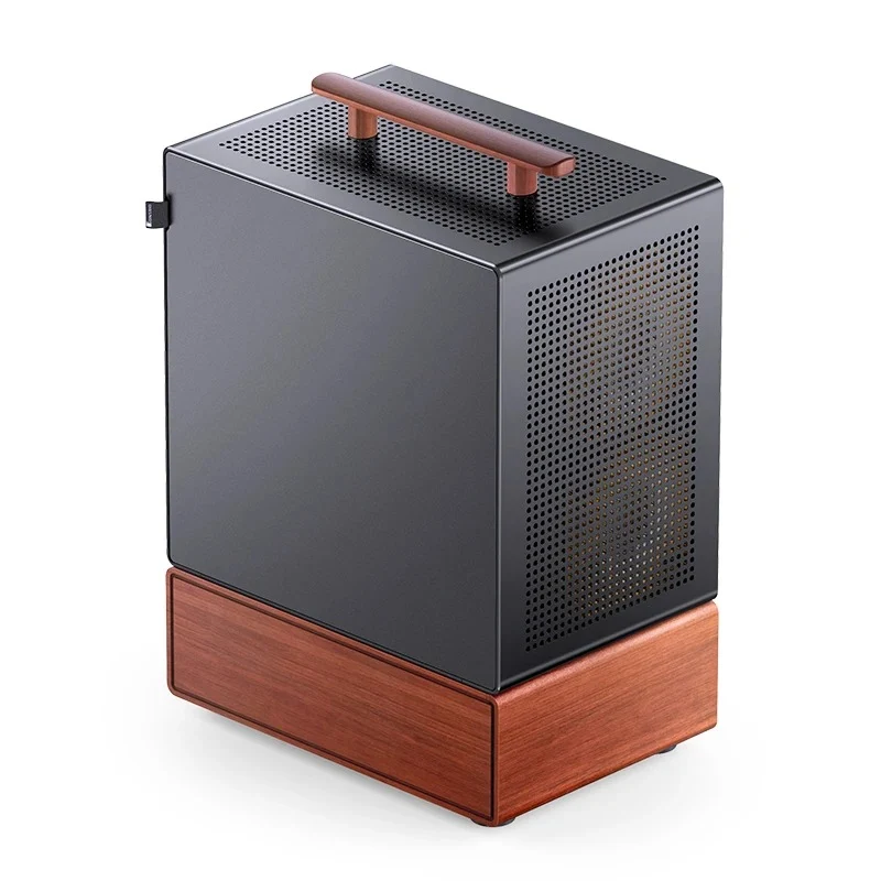 Jonsbo T7 M-ATX Separated Cabinet Computer Case (Black, Silver)