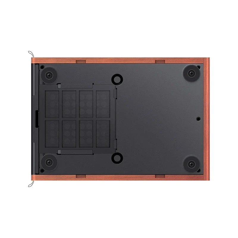 Jonsbo T7 M-ATX Separated Cabinet Computer Case (Black, Silver)