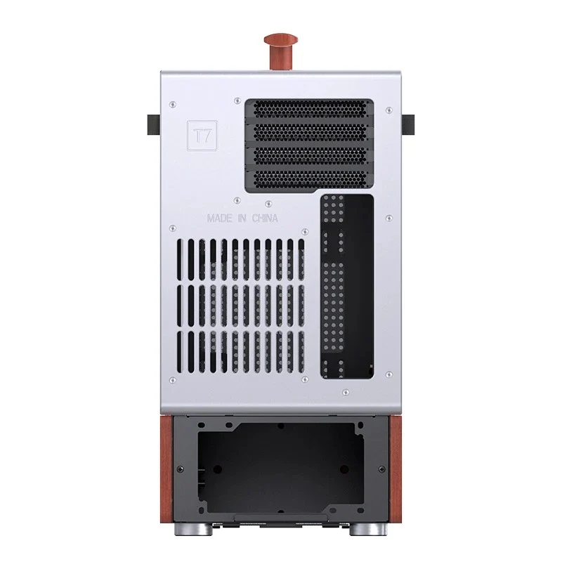 Jonsbo T7 M-ATX Separated Cabinet Computer Case (Black, Silver)