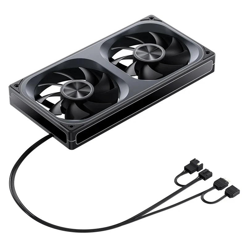 Jonsbo ZA-240 240mm ARGB Infinity Mirror Series Fan (Black, White) (ZA-240B, ZA-240W)
