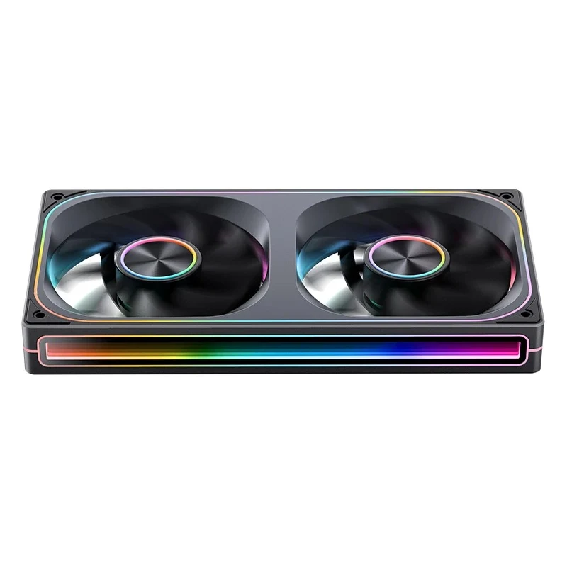 Jonsbo ZA-240 240mm ARGB Infinity Mirror Series Fan (Black, White) (ZA-240B, ZA-240W)