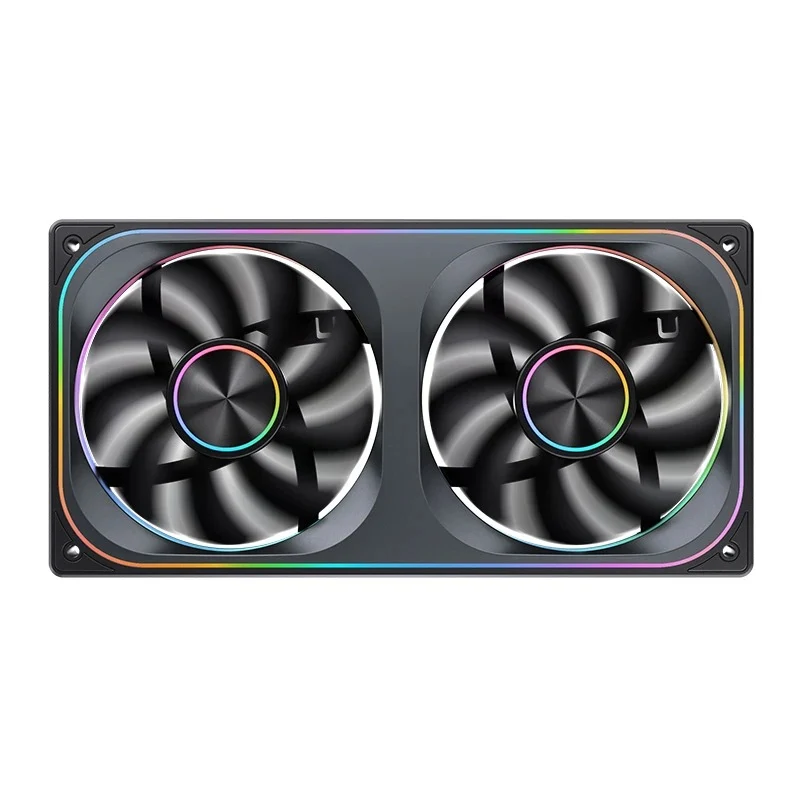 Jonsbo ZA-240 240mm ARGB Infinity Mirror Series Fan (Black, White) (ZA-240B, ZA-240W)