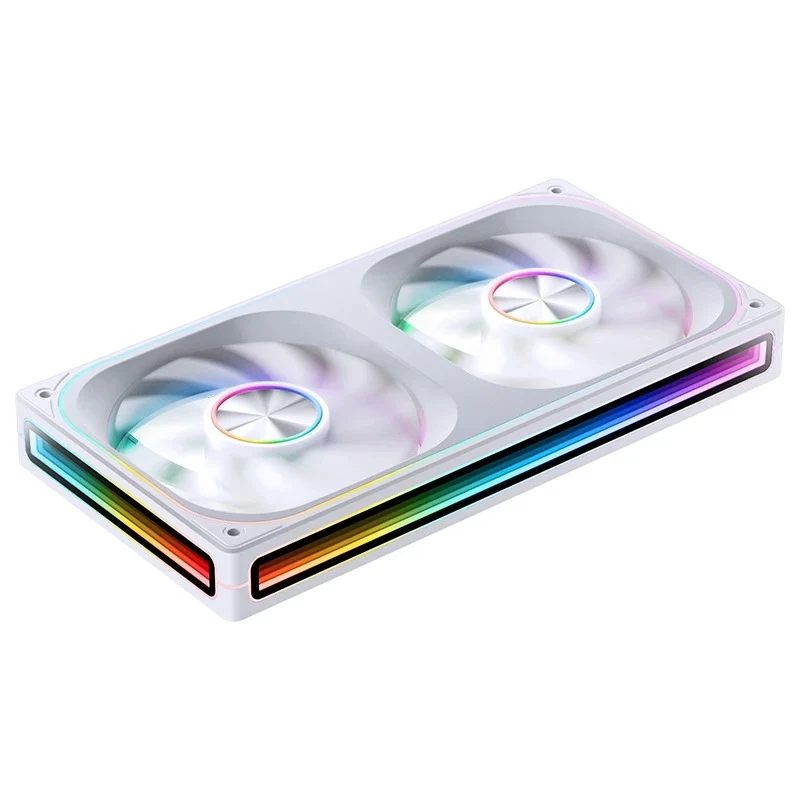 Jonsbo ZA-240 240mm ARGB Infinity Mirror Series Fan (Black, White) (ZA-240B, ZA-240W)