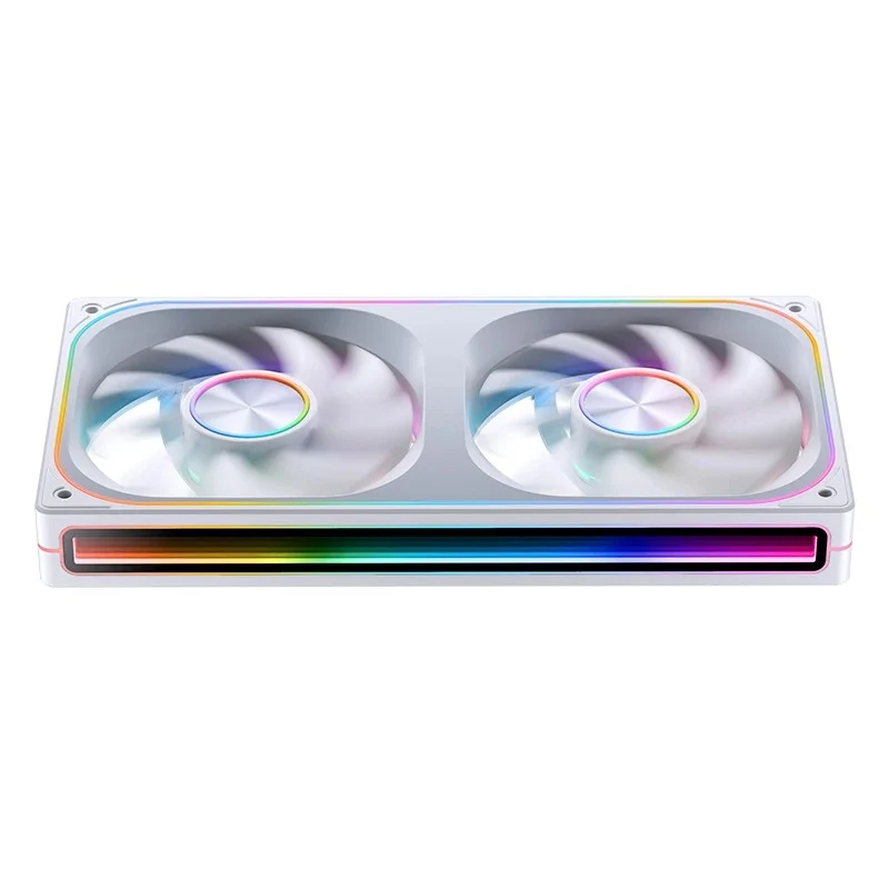 Jonsbo ZA-240 240mm ARGB Infinity Mirror Series Fan (Black, White) (ZA-240B, ZA-240W)