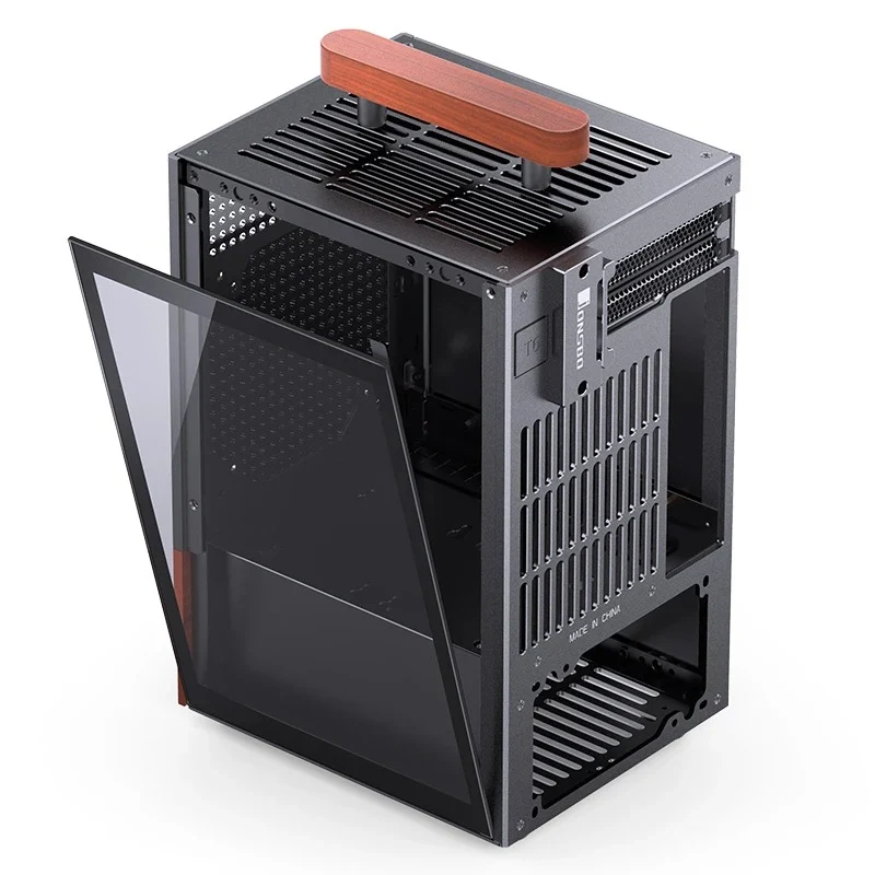 Jonsbo T6 ITX Handle Case (Black, Silver)