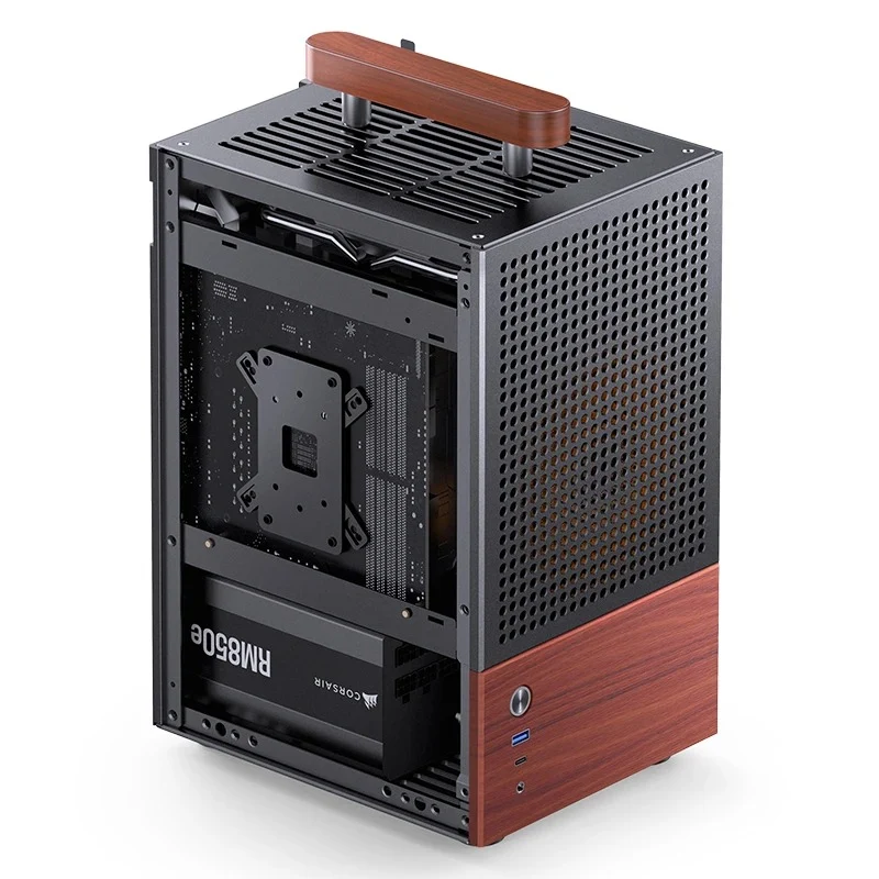 Jonsbo T6 ITX Handle Case (Black, Silver)