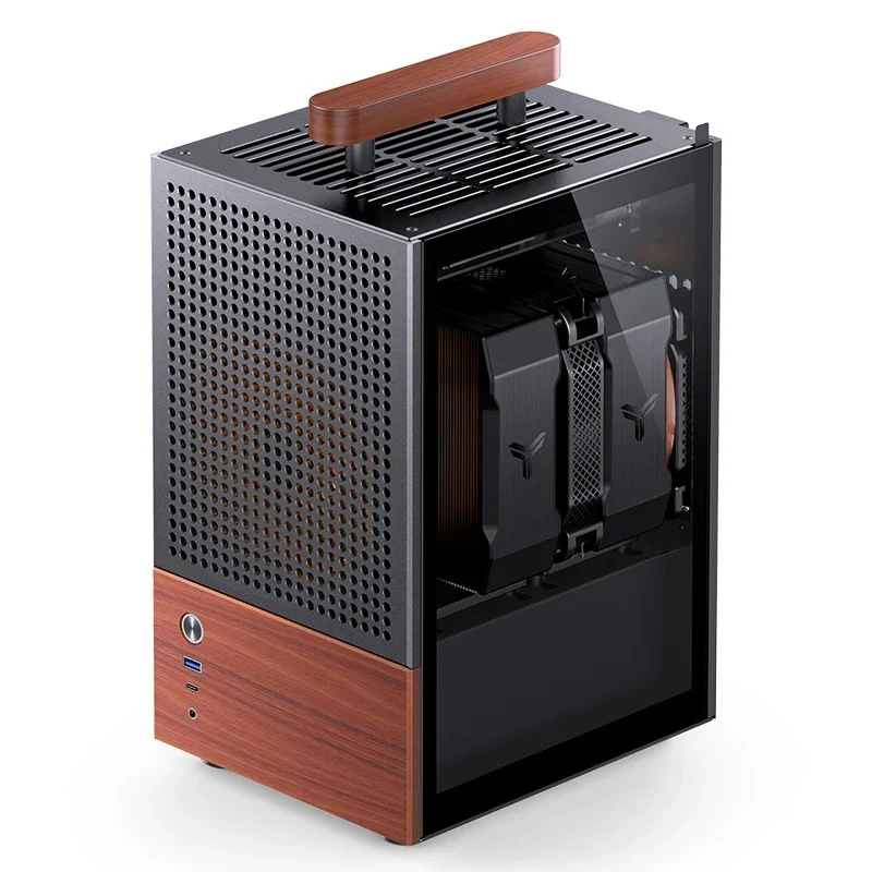 Jonsbo T6 ITX Handle Case (Black, Silver)