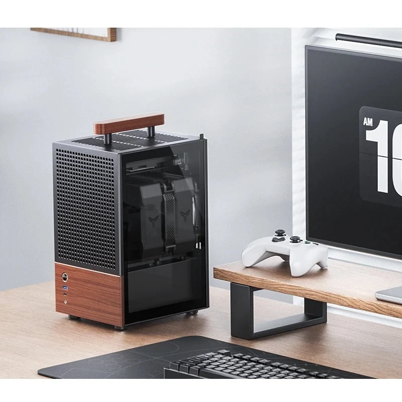 Jonsbo T6 ITX Handle Case (Black, Silver)