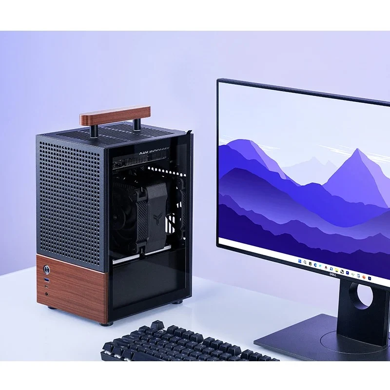 Jonsbo T6 ITX Handle Case (Black, Silver)