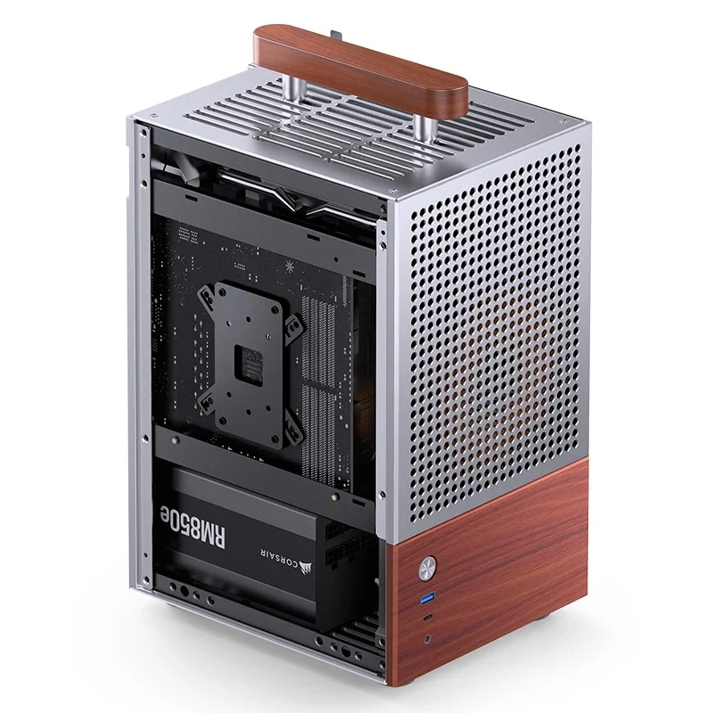 Jonsbo T6 ITX Handle Case (Black, Silver)