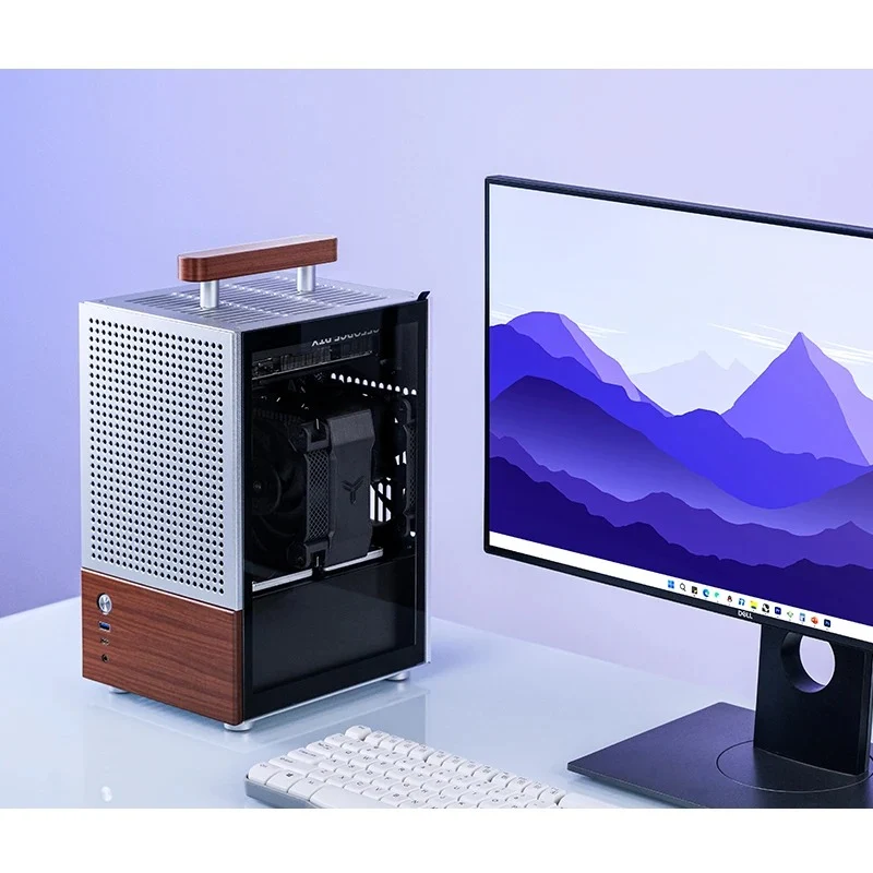 Jonsbo T6 ITX Handle Case (Black, Silver)