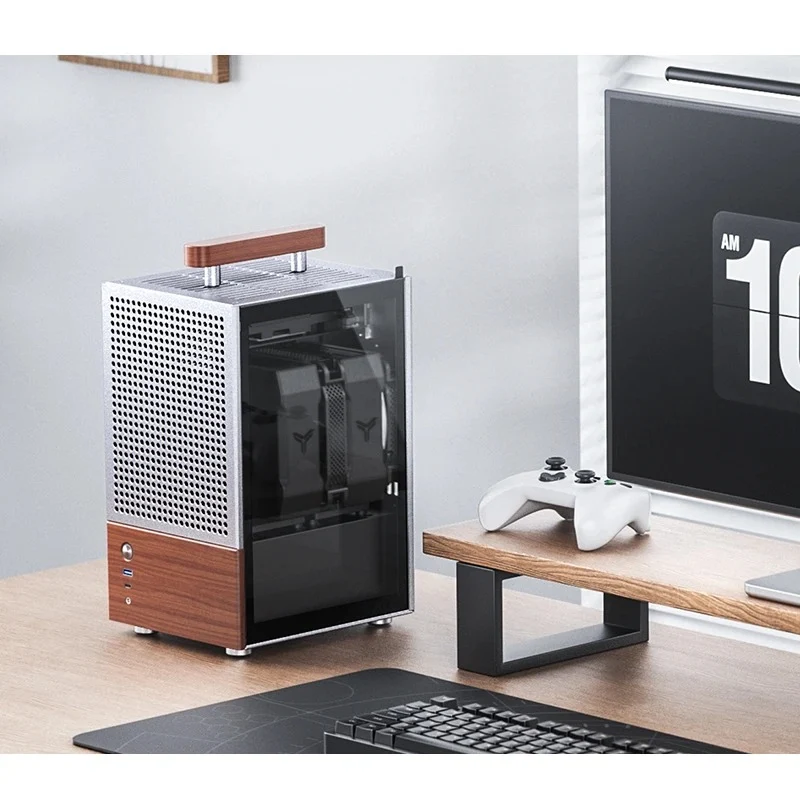 Jonsbo T6 ITX Handle Case (Black, Silver)