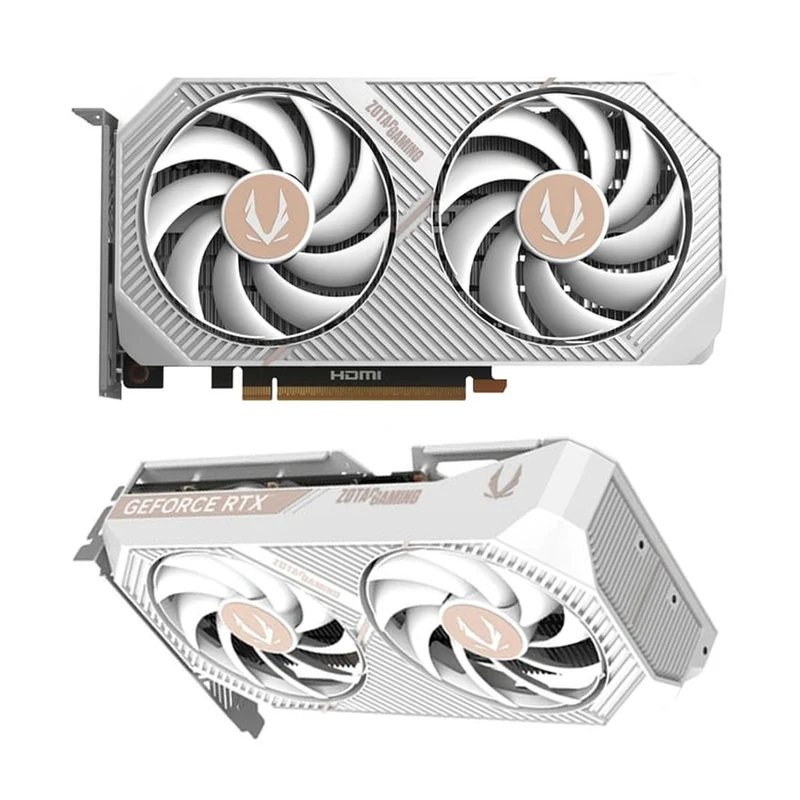 Zotac Gaming GeForce RTX 5050 8GB Twin Edge OC GDDR6 Graphics Card (White) (ZT-B50500Q-10M)
