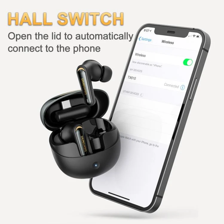 Onikuma TX610 Dual Mode Gaming Earbuds with ANC + ENC (Black, Off-White)