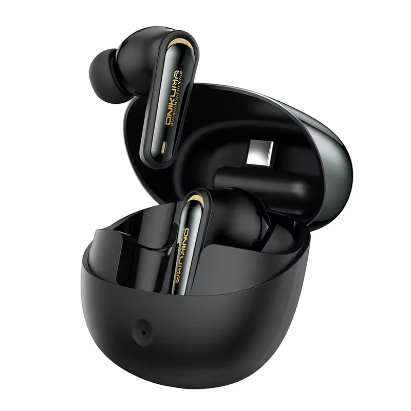 Onikuma TX610 Dual Mode Gaming Earbuds with ANC + ENC (Black, Off-White)