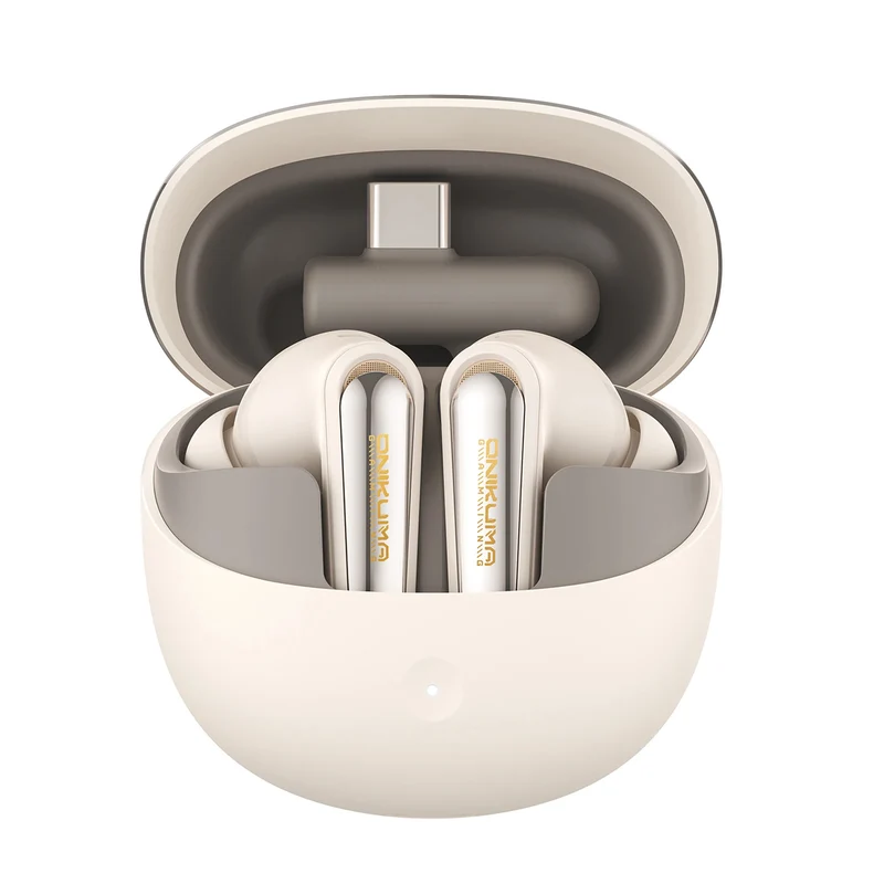 Onikuma TX610 Dual Mode Gaming Earbuds with ANC + ENC (Black, Off-White)