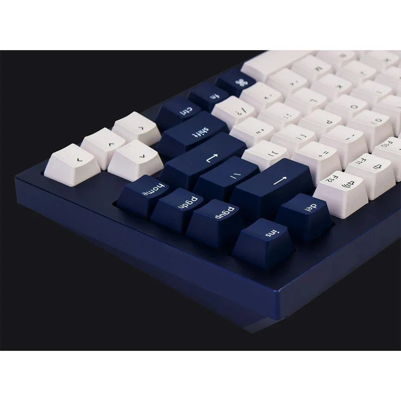 Keychron Q1 QMK Custom Mechanical Fully Assembled Navy Blue Keyboard (Gateron Phantom Red Switch) (Q1J1)