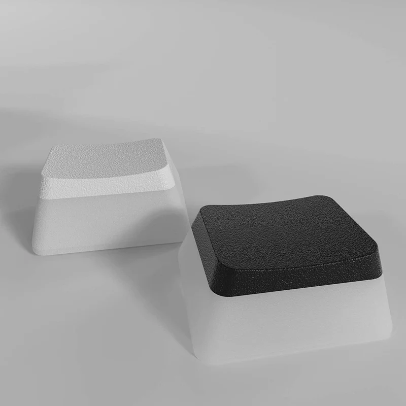 Kemove White PBT Double Shot Pudding Keycaps Set (108 Keycaps)