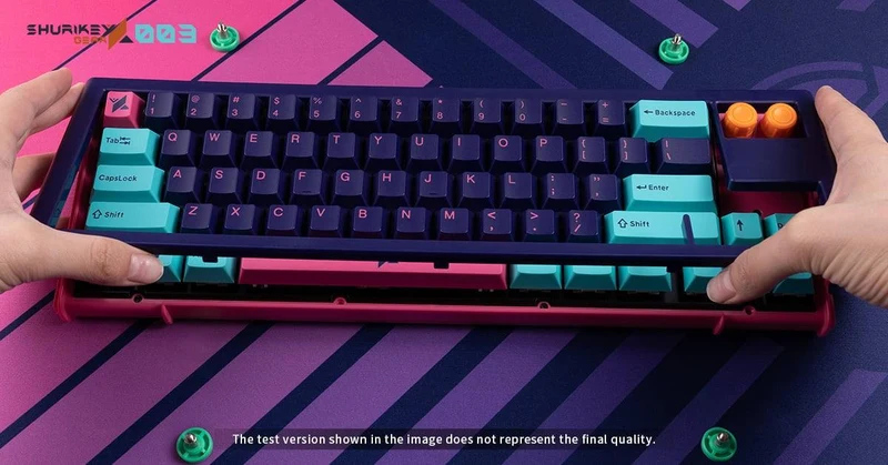 SHURIKEY SKB65 HANZO 003 MECHANICAL KEYBOARD (VARMILO EC ROSE V2) (S01A003B002C1D01E003)