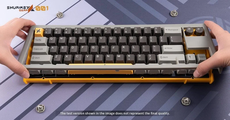 SHURIKEY SKB65 HANZO 001 MECHANICAL KEYBOARD (VARMILO EC ROSE V2) (S01A001B002C1D01E001)