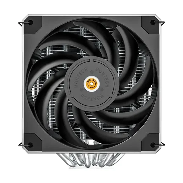 Montech Metal DT24 Base 2x120mm High Performance Metal PWM Fans Tower Type CPU Air Cooler