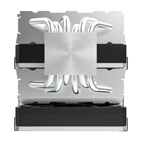 Montech Metal DT24 Base 2x120mm High Performance Metal PWM Fans Tower Type CPU Air Cooler