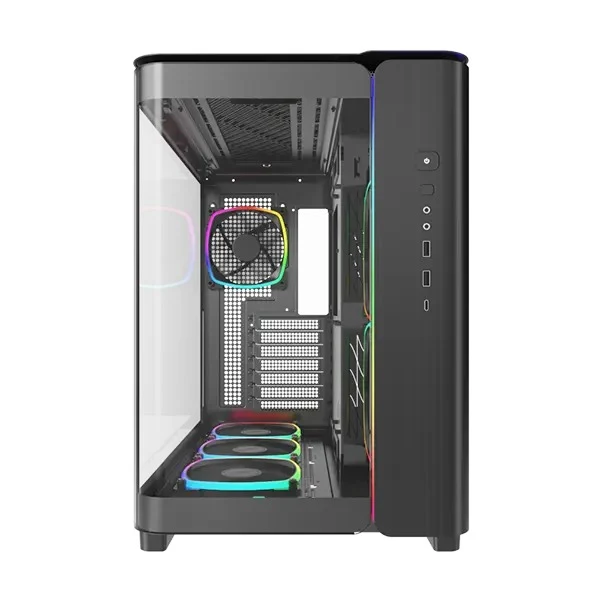 Montech King 95 Pro Mid-Tower Curved Tempered Glass Front Panel PC Case (Black)