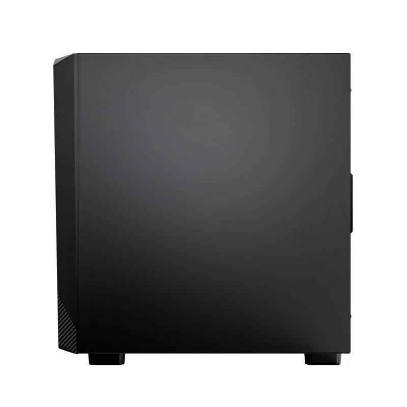 Montech X5 ATX Mid-Tower Carbon Fiber Print TG Side Panel & Mesh Front PC Case (Black, White)