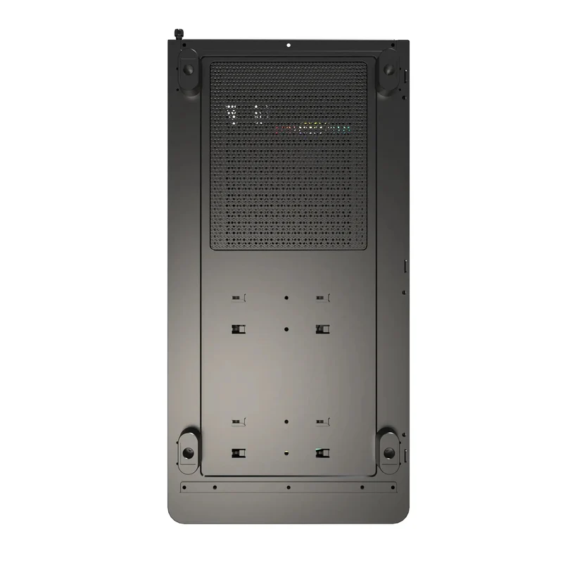 Montech XR Wood Mid-Tower TG Side Panel & Mesh Front with Wood Blends PC Case (Black, White)
